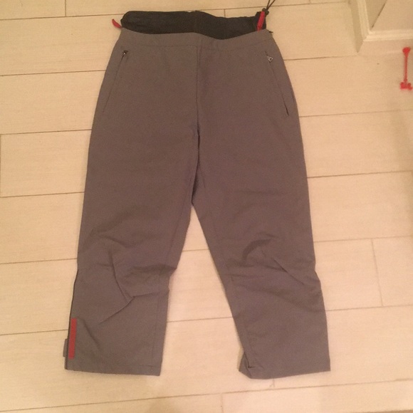 prada sport velcro trousers